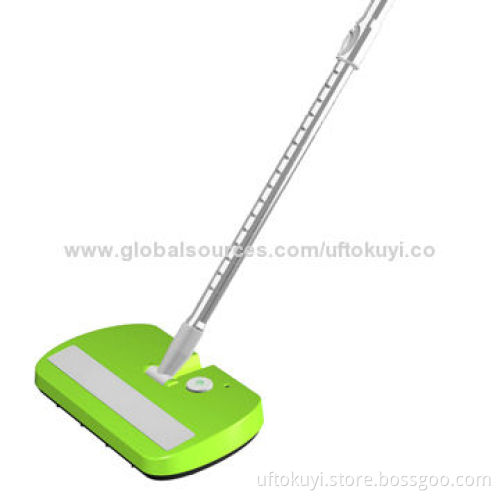 Cordless Electric Sweeper, Used on Carpet or Hard Floor with Single Wheel Brush